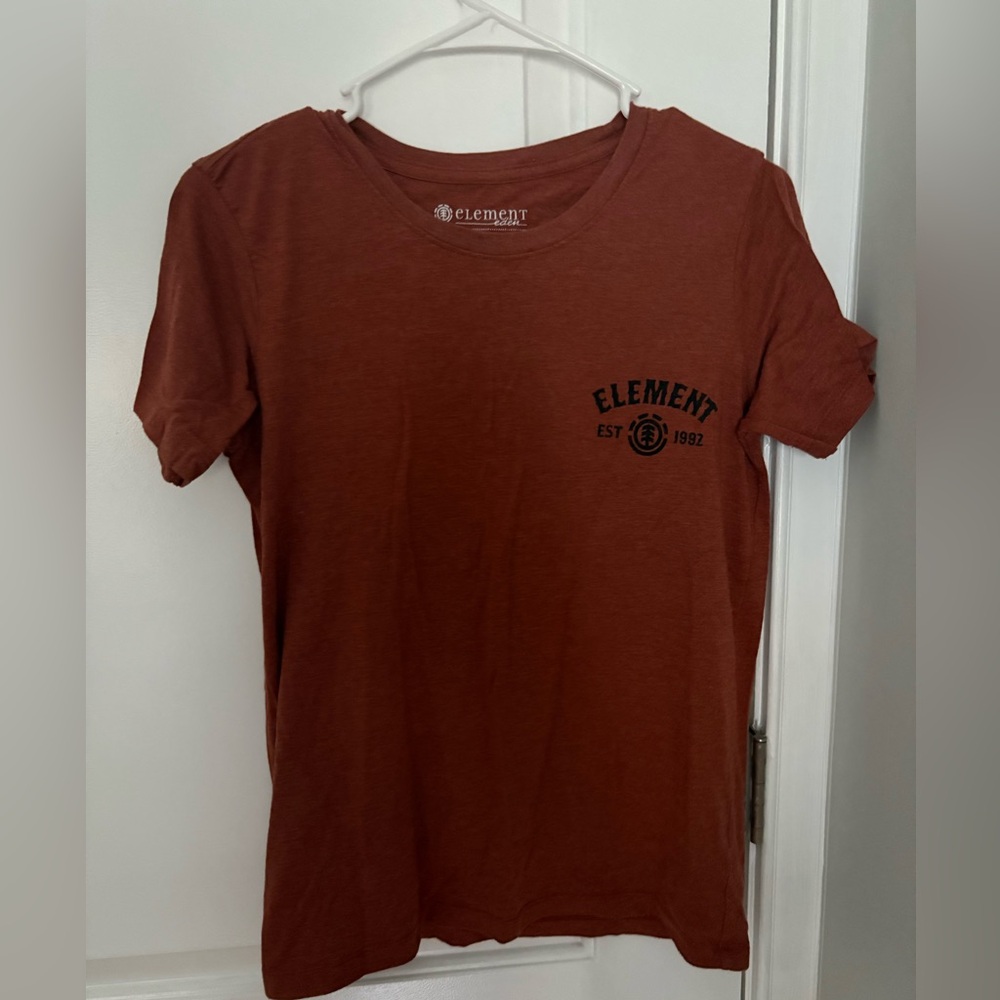 Element Brick Red Tee with Logo